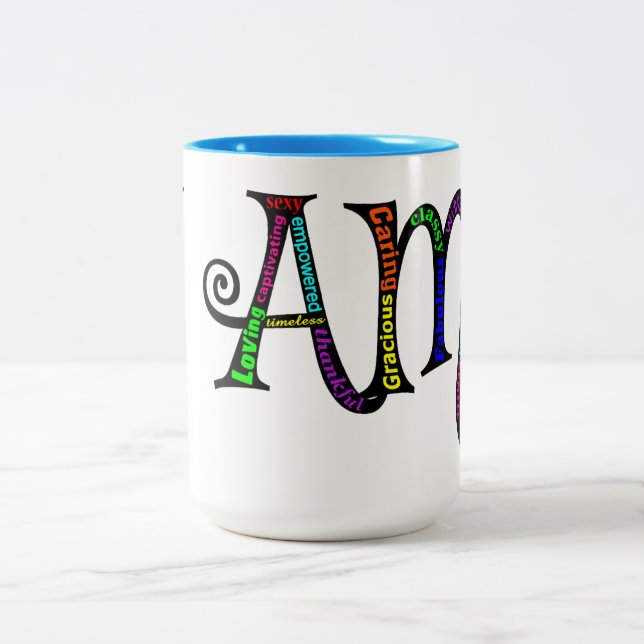 J'aime la tasse à deux tons (Centre)