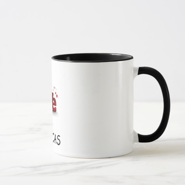 J'aime la tasse d'alpaga (Droite)