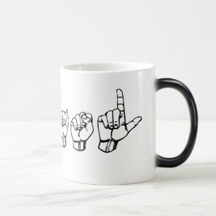 J'aime la tasse d'ASL