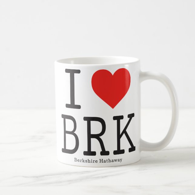 J'aime la tasse de café de Berkshire Hathaway (Droite)