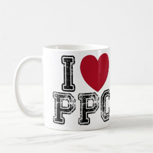 J'aime la tasse de café de PPC