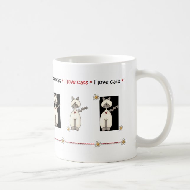 J'aime la tasse de chats (Droite)