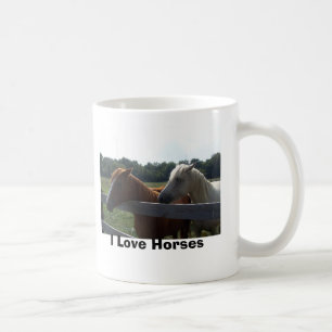 J'aime la tasse de chevaux