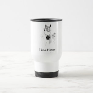 J'aime la tasse de chevaux