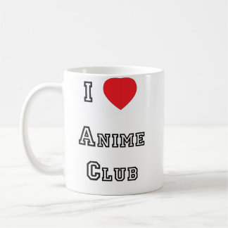 J'aime la tasse de club d'Anime
