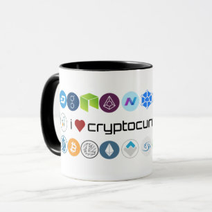 J'aime la tasse de cryptocurrencies