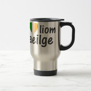 J'aime la tasse de gaélique de Gaeilge d'Irlandai