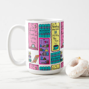 J'aime la tasse de livres