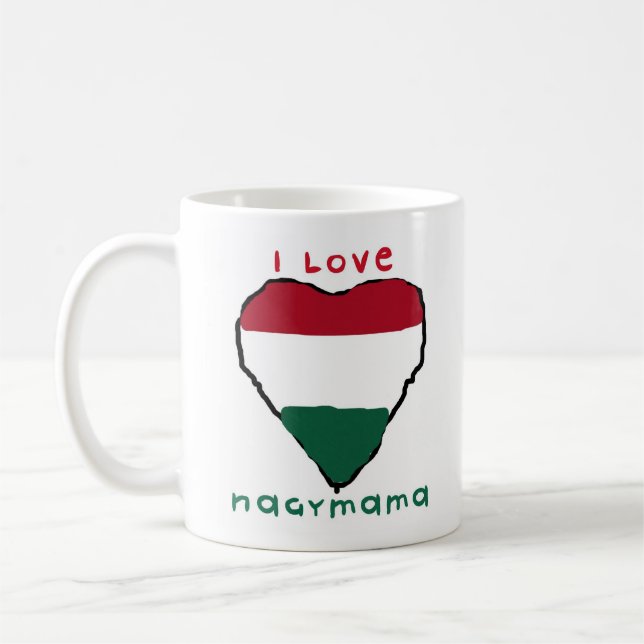 J'aime la tasse de Nagymama (Gauche)