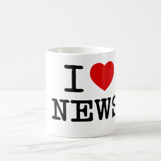 J'aime la tasse de nouvelles
