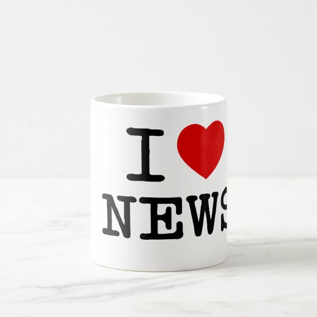 J'aime la tasse de nouvelles (Centre)