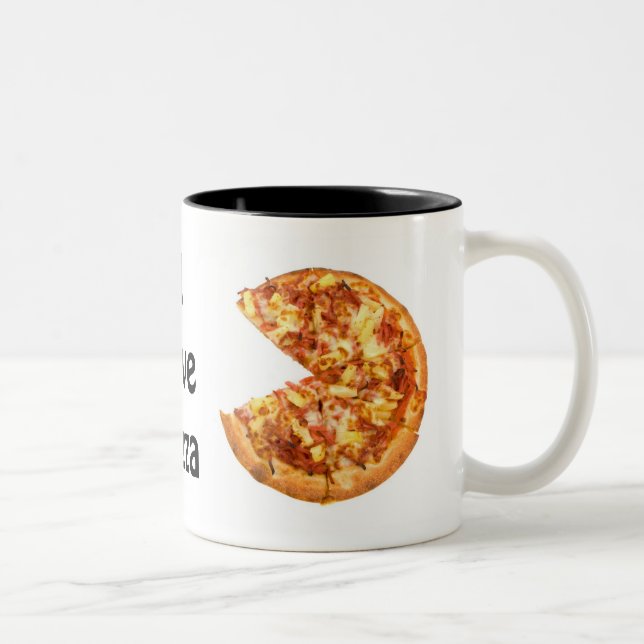 J'aime la tasse de pizza (Droit)