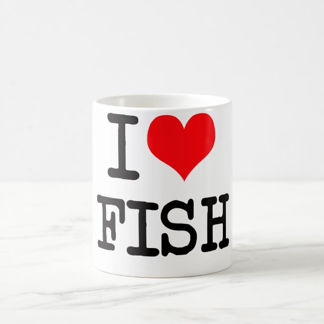 J'aime la tasse de poissons (Centre)