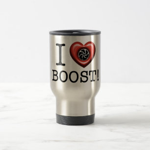 J'aime la tasse de poussée de Turbo