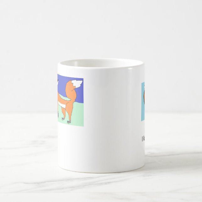 J'aime la tasse de renards (Centre)