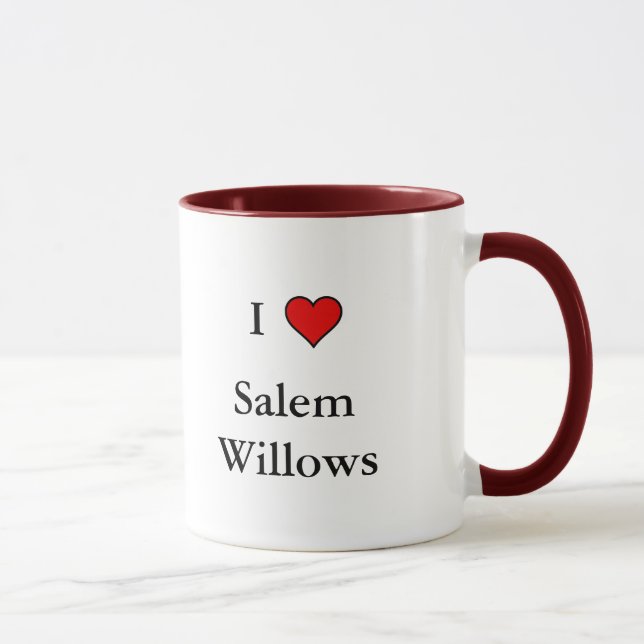 J'aime la tasse de saules de Salem (Droite)