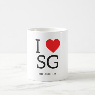 J'aime la tasse de SG de coeur de Singapour | I