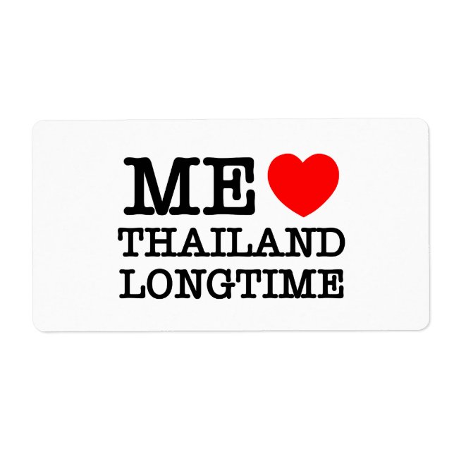 J'AIME LA THAÏLANDE LONGTEMPS (Devant)