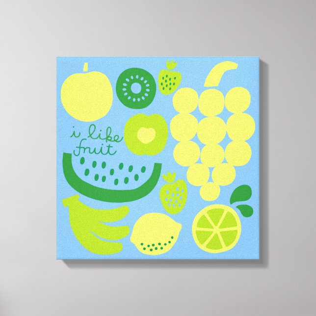 J'AIME la toile de FRUIT (Recto)