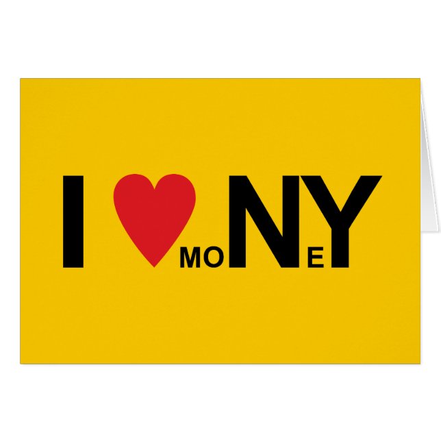 J'aime l'argent (Devant horizontal)