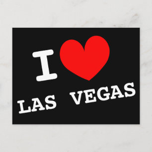 J'aime Las Vegas carte postale Adresse personnal