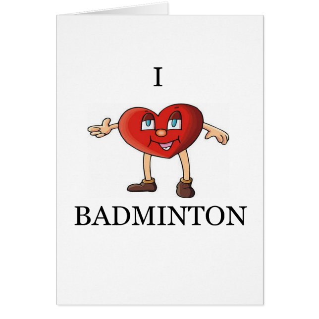 j'aime le badminton (Devant)