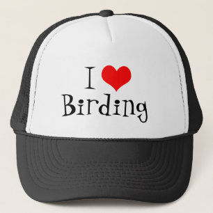 J'aime le casquette de camionneur de Birding