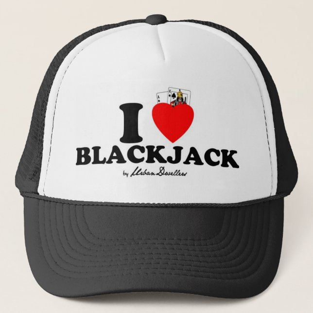 J'aime le casquette de camionneur de nerf de boeuf (Devant)