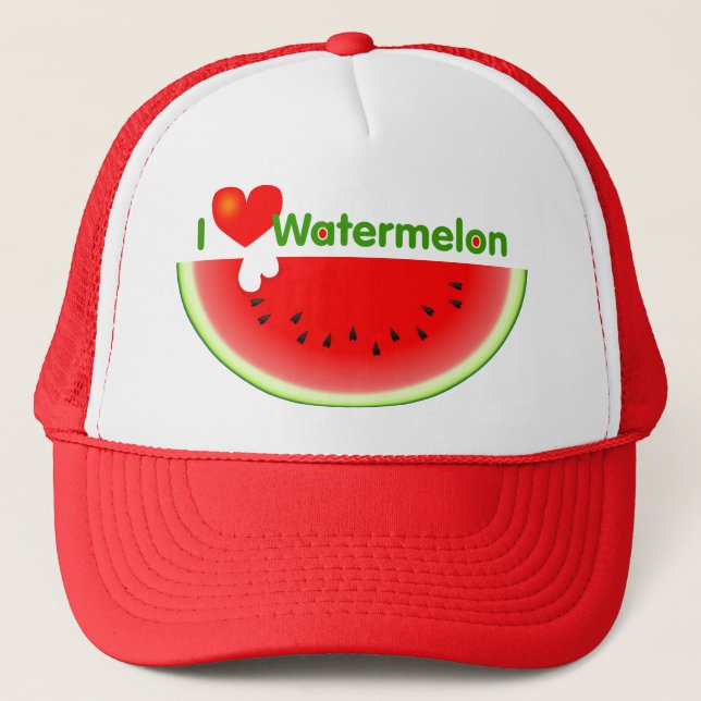 J'aime le casquette de pastèque (Devant)
