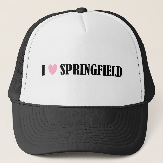 J'AIME LE CASQUETTE DE SPRINGFIELD (Devant)