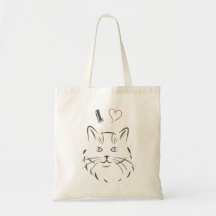 J'aime le chat - sac