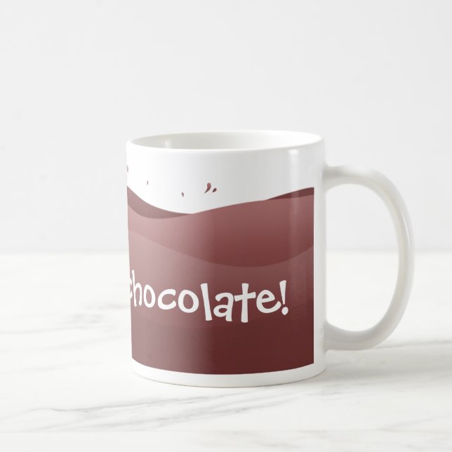 J'aime le chocolat chaud - tasse (Droite)