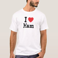 J'aime le coeur de Ham T-Shirt