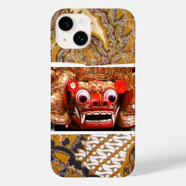 J'aime le coque iphone Batik (Verso)
