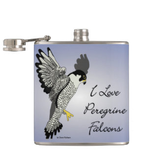 J'aime le flacon de faucon de Pererine
