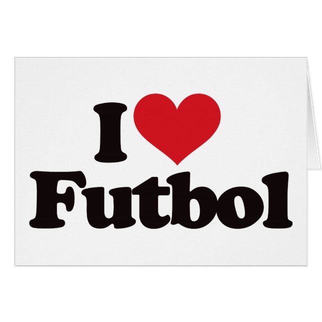 J'aime le football (Devant horizontal)