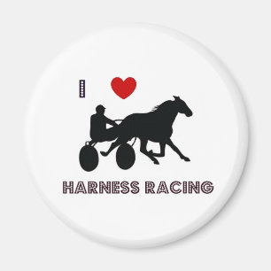 J'aime le magnet de course d'attelages