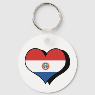J'aime le Paraguay Porte-clés