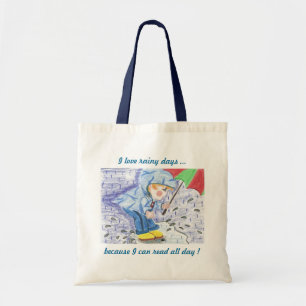 J'aime le petit sac fourre-tout à jours pluvieux