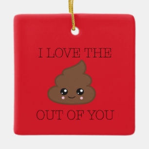 J'Aime Le Poop De Toi Ornement Emoji