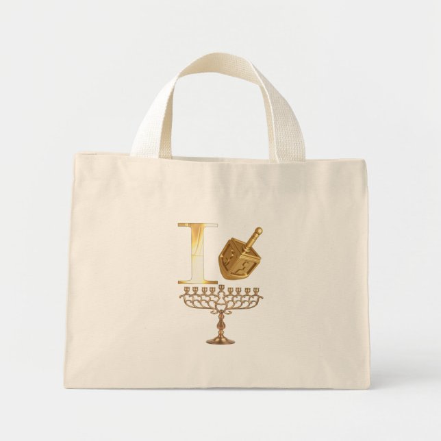J'aime le sac de Chanukah (Devant)