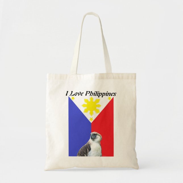 J'aime le sac fourre-tout à Philippines (Devant)