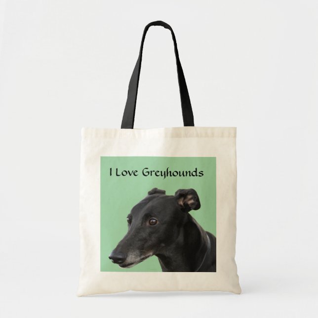 J'aime le Sac fourre-tout budgétaire Greyhounds Ca (Devant)