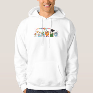 J'aime le sweat - shirt à capuche de jardin