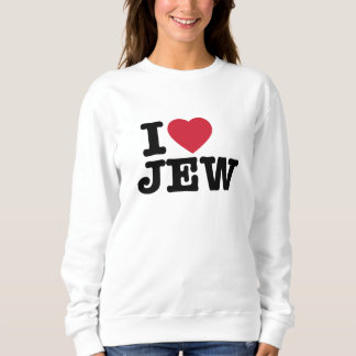 J'aime le Sweatshirt juif