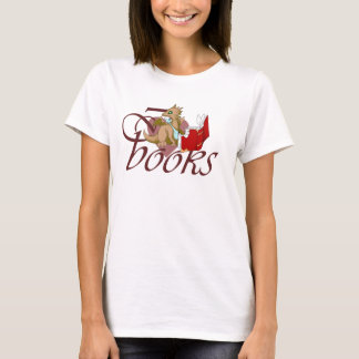 J'aime le T-shirt 5 de dragon de livres
