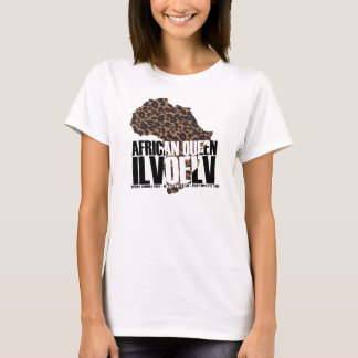 J'AIME le T-shirt africain de la Reine de BT