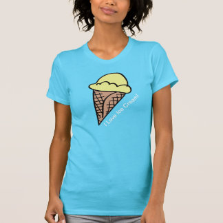 J'aime le T-shirt de crème glacée