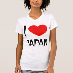 J'aime le T-shirt de dames du Japon