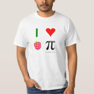 J'aime le T-shirt de framboise